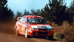 Cars rally racing Mitsubishi