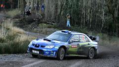 Cars rally Subaru Impreza