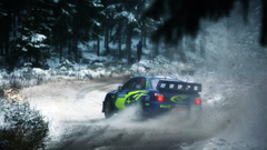 Cars rally Subaru vehicles