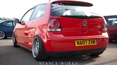 Cars red cars Volkswagen Polo