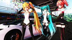Cars red eyes blondes blue hair anime girls blue eyes hatsune 