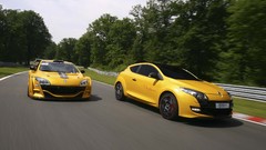 Cars Renault yellow cars Renault Megane RS Trophy
