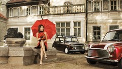 Cars retro dress vintage architecture