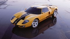 Cars ride concept art Ford GT40