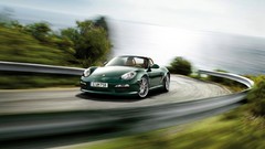 Cars ride roads front