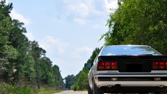 Cars road driving white