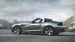 Cars roads BMW Zagato Roadster 2013