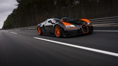 Cars roads bugatti veyron