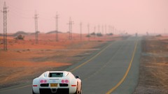 Cars roads bugatti veyron