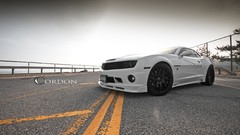 Cars roads chevrolet camaro ss