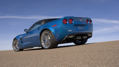 Cars roads Corvette
