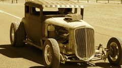 Cars roads hot rod classic cars