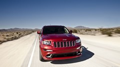 Cars roads Jeep Grand Cherokee