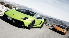 Cars roads lamborghini gallardo