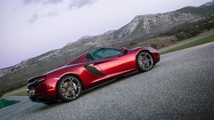 Cars roads mclaren mp4-12c red cars