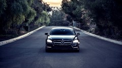 Cars roads Mercedes-Benz automobile vehicles Mercedes Benz 