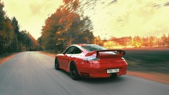 Cars roads Porsche 911 GT2 RS