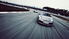 Cars roads racing Porsche Cayman S