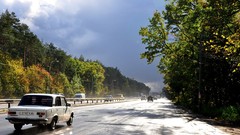 Cars roads Russia russian cars Lada 2101