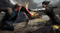 Cars roads shields superheroes concept art battles captain 