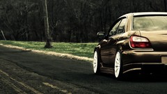 Cars roads subaru impreza