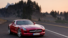 Cars roads vehicles mercedes-benz