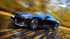 Cars roads vehicles Nissan GT-R R35