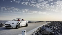 Cars roadster Aston Martin front vehicles aston martin v8 