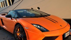 Cars roadster Italy lamborghini gallardo orange cars