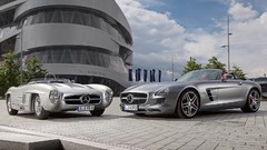 Cars roadster Mercedes-Benz gullwing Mercedes-Benz SLS AMG 
