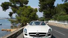 Cars roadster Mercedes-Benz Mercedes-Benz SLS AMG E-Cell