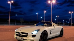 Cars roadster Mercedes-Benz Mercedes-Benz SLS AMG E-Cell