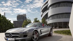 Cars roadster Mercedes-Benz Mercedes-Benz SLS AMG E-Cell
