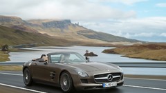 Cars roadster Mercedes-Benz Mercedes-Benz SLS AMG E-Cell