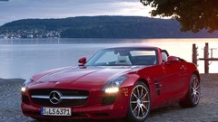 Cars roadster Mercedes-Benz Mercedes-Benz SLS AMG E-Cell