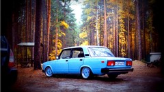 Cars Russia vehicles forests Russians blue cars russian cars 