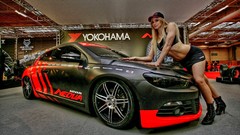 Cars Scirocco HDR Photography tunning girls with cars