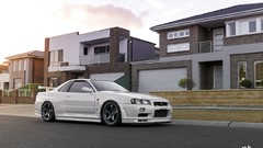 Cars skyline jdm r34 Japanese cars tuned car
