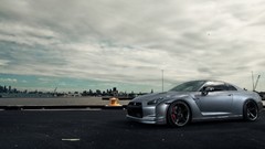 Cars Speed races racing cars automobiles Nissan GT-R R35 JDM 