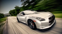 Cars Speed roads nissan gt-r