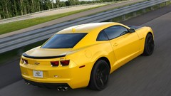 Cars sports cars race tracks yellow cars Chevrolet Camaro 1LE