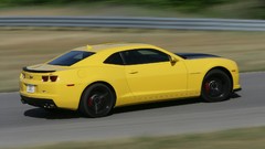 Cars sports cars race tracks yellow cars Chevrolet Camaro 1LE