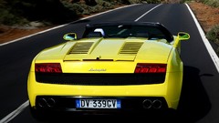 Cars Spyder lamborghini gallardo yellow cars