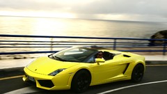 Cars Spyder lamborghini gallardo yellow cars