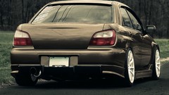 Cars stance JDM Japanese domestic market Subaru WRX Hella Flush