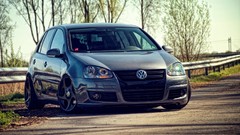 Cars stance Volkswagen Golf GTI