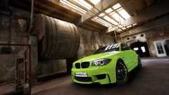 Cars static bmw 1-series green cars BMW 1 series M Coupe