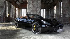 Cars static Ferrari California black cars Edo Competition