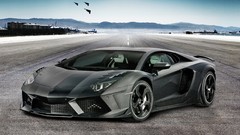 Cars static mansory Lamborghini-Aventador Carbonado black cars