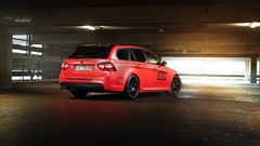 Cars static red cars BMW E91 BBM
